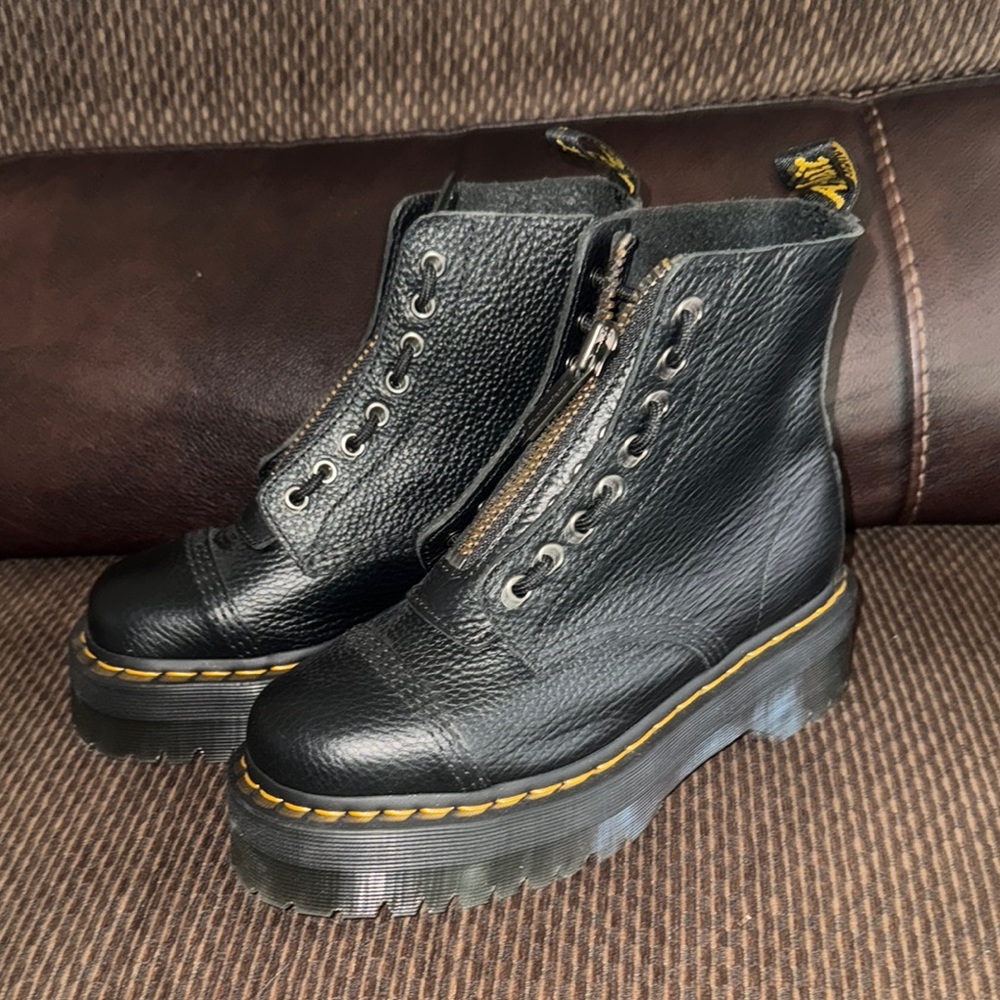Dr. Martens Black Platform Boots